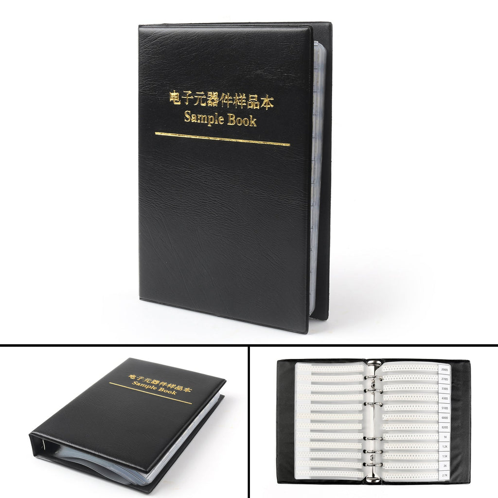 0805 SMD Resistor 63 Value Pack 2000PCS 1% Tolerance + Capacitor Sample Book 17 Values