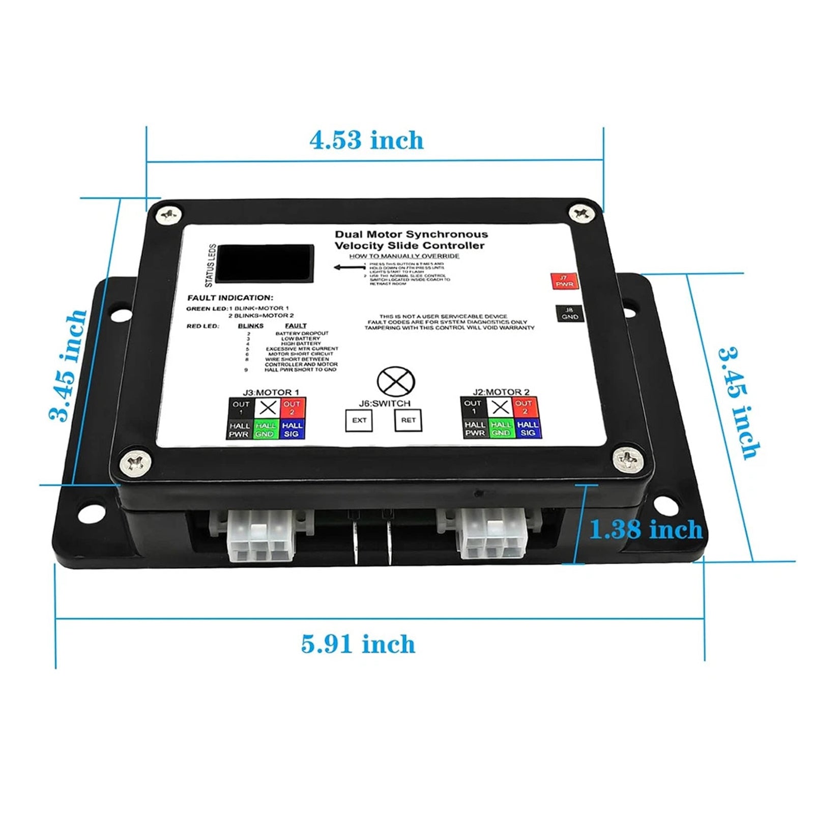 13398-D0 Lippert V-Sync II Synchronous Dual Motor Slide Velocity Controller