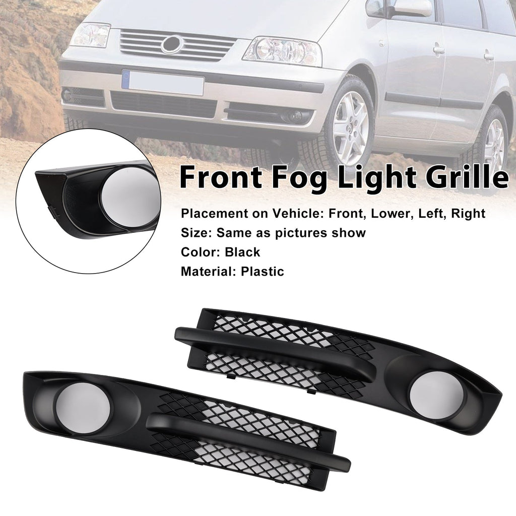 2000-2010 Volkswagen Sharan 7M Front Bumper Grille Fog Light Hole Insert