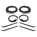 1987-1996 Ford F250 Truck 8 Piece Front Door Weatherstrip and Window Sweep Seal Kit