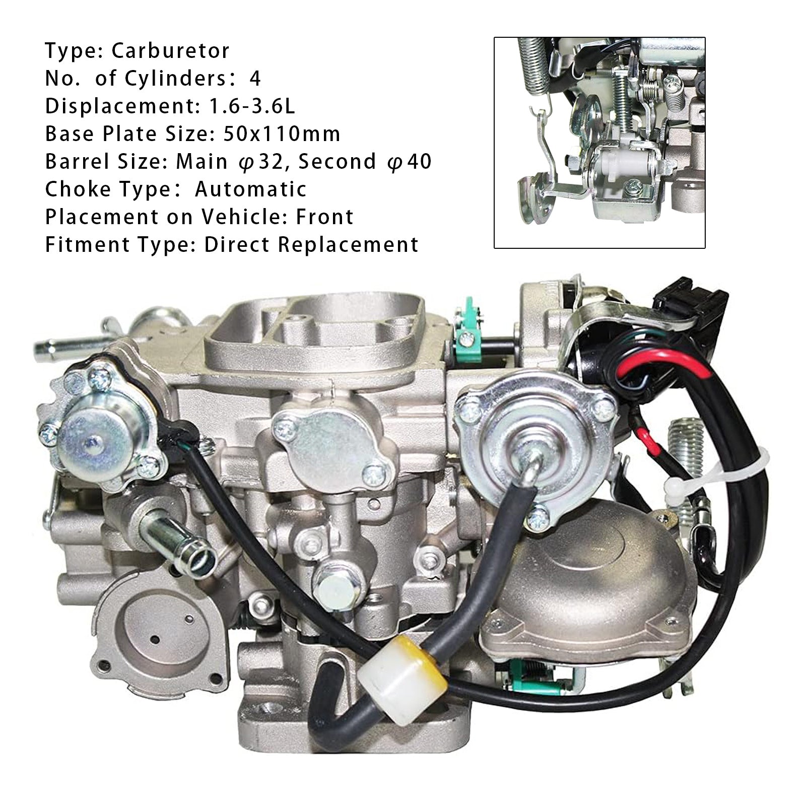 1992-2000 Toyota Liteace 3Y Auto Carb Assembly 21100-73430