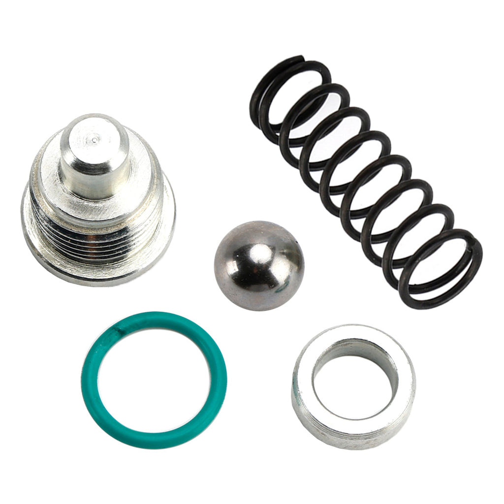 1994-2003 Ford F250 F350 F450 F550 and E250 E350 E450 7.3L Diesel Oil Pump Relief Valve Spring Seals Plug Kit