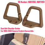 Convertible Seat Belt Shoulder Guide Pads Tan Compatible with 1993-2002 Camaro Firebird