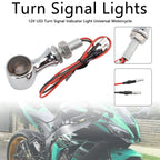 12V Universal Motorcycle LED Turn Signal Light 8mm for Suzuki