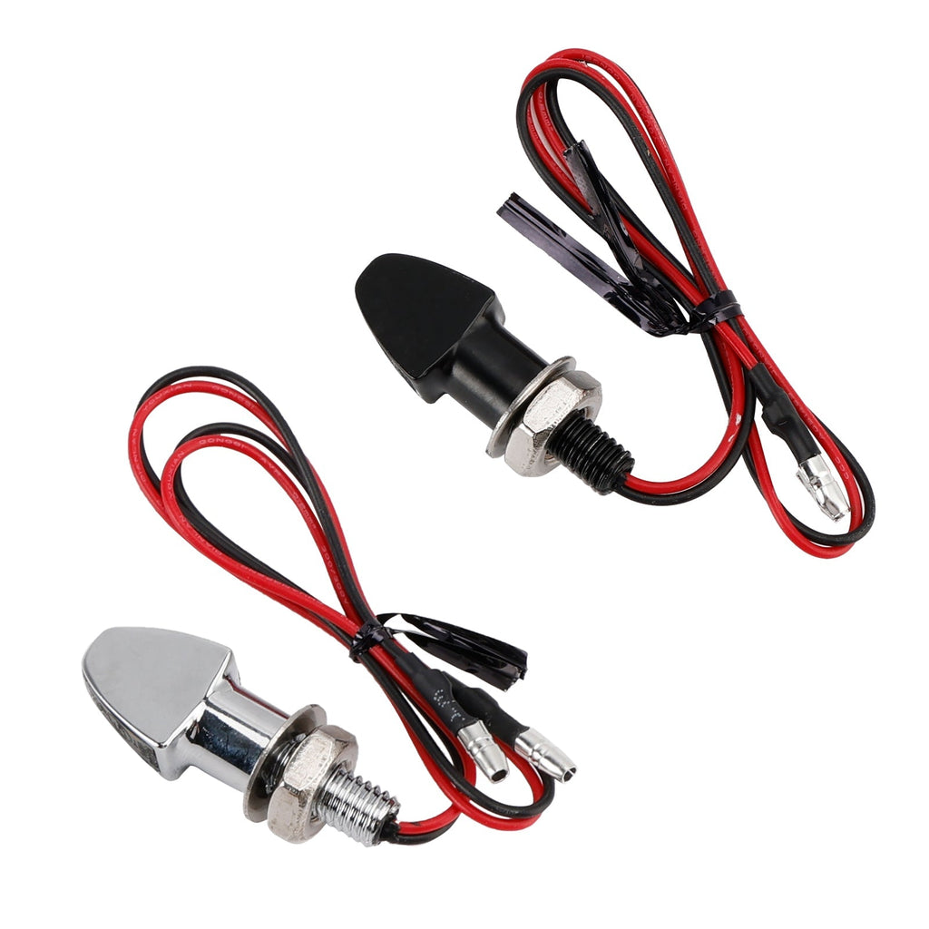 12V Universal LED Indicator Light for Motorcycle Turn Signals 8mm Yamaha