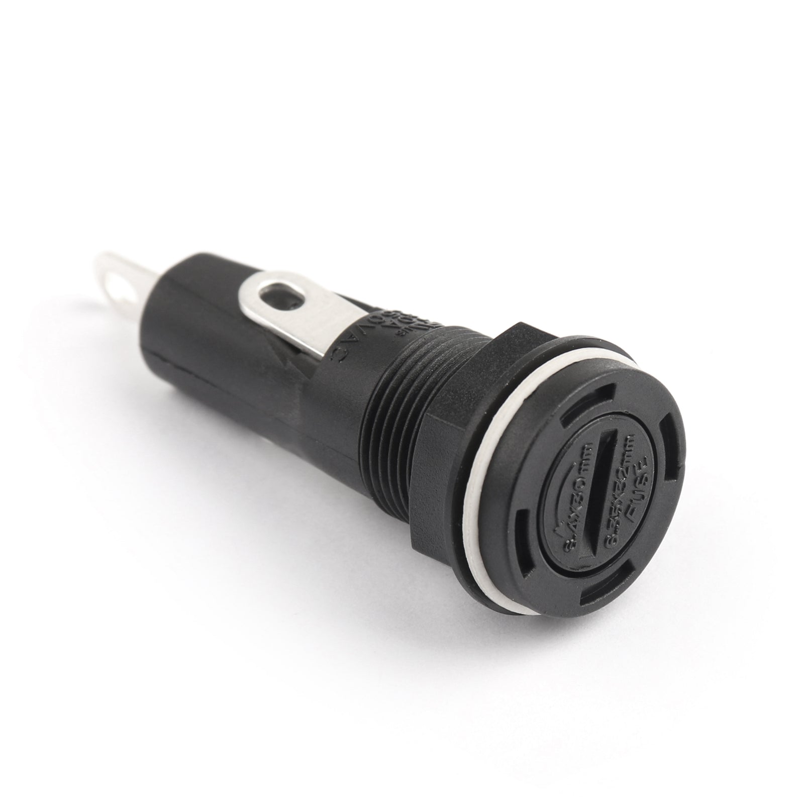SCI R3-55B Chassis Fuse Holder 1PC Panel Mount 250V 20A 6x30mm Glass Fuse Compatible