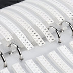 0201 0402 0603 0805 1206 170-Value 1% SMD Resistor and Capacitor Sample Assortment Book