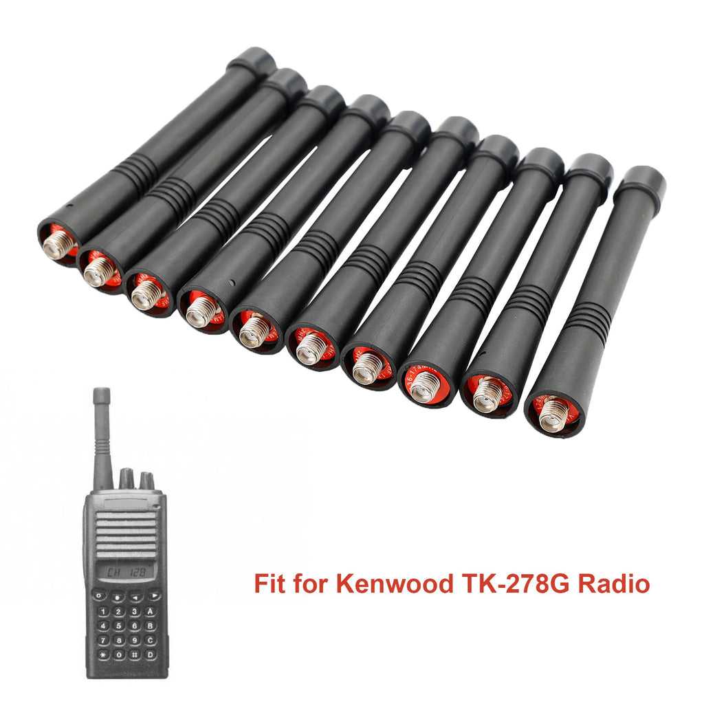 10cm Short VHF Vehicle Radio Antenna 136-174MHz Compatible with Kenwood TK-278G