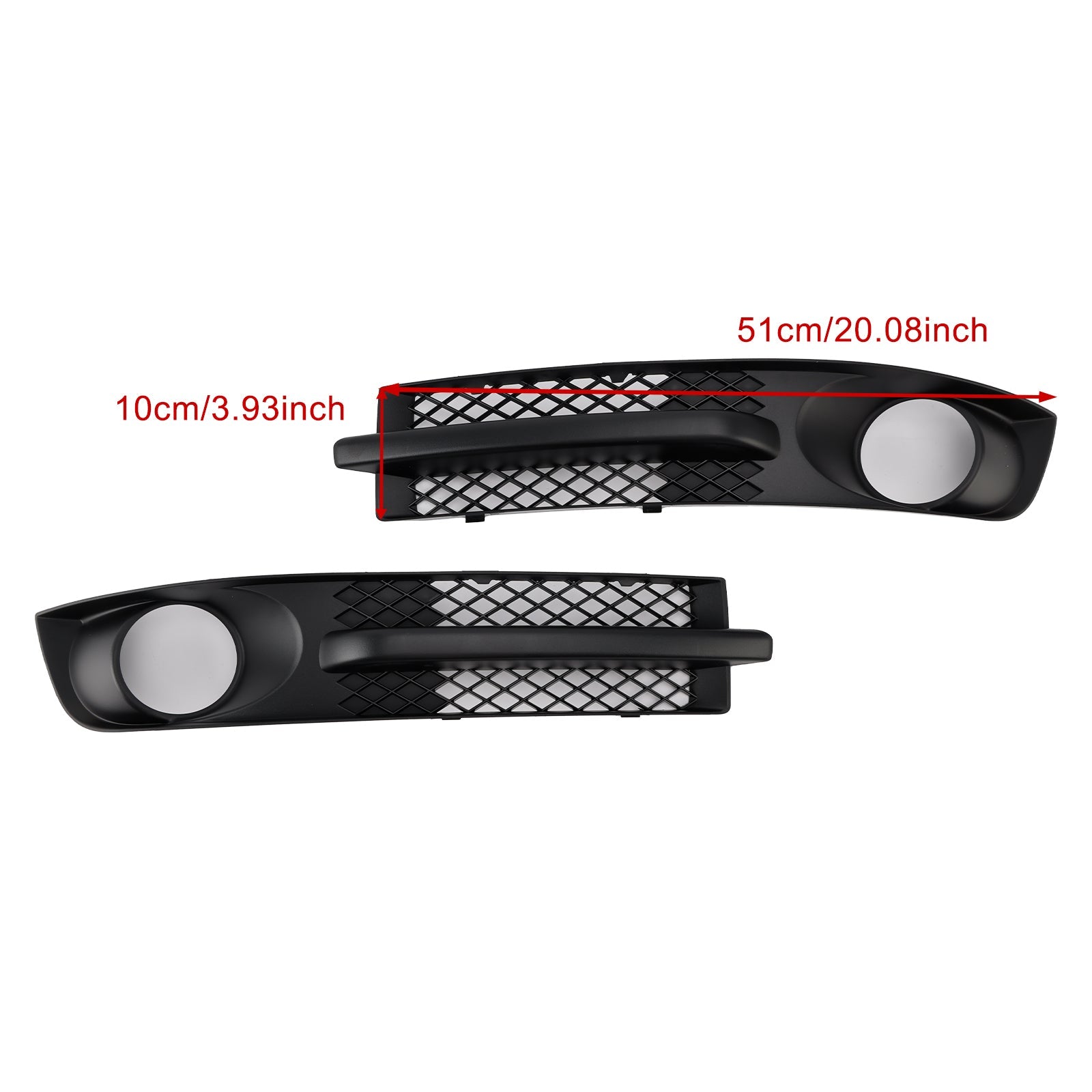 2000-2010 Volkswagen Sharan 7M Front Bumper Grille Fog Light Hole Insert