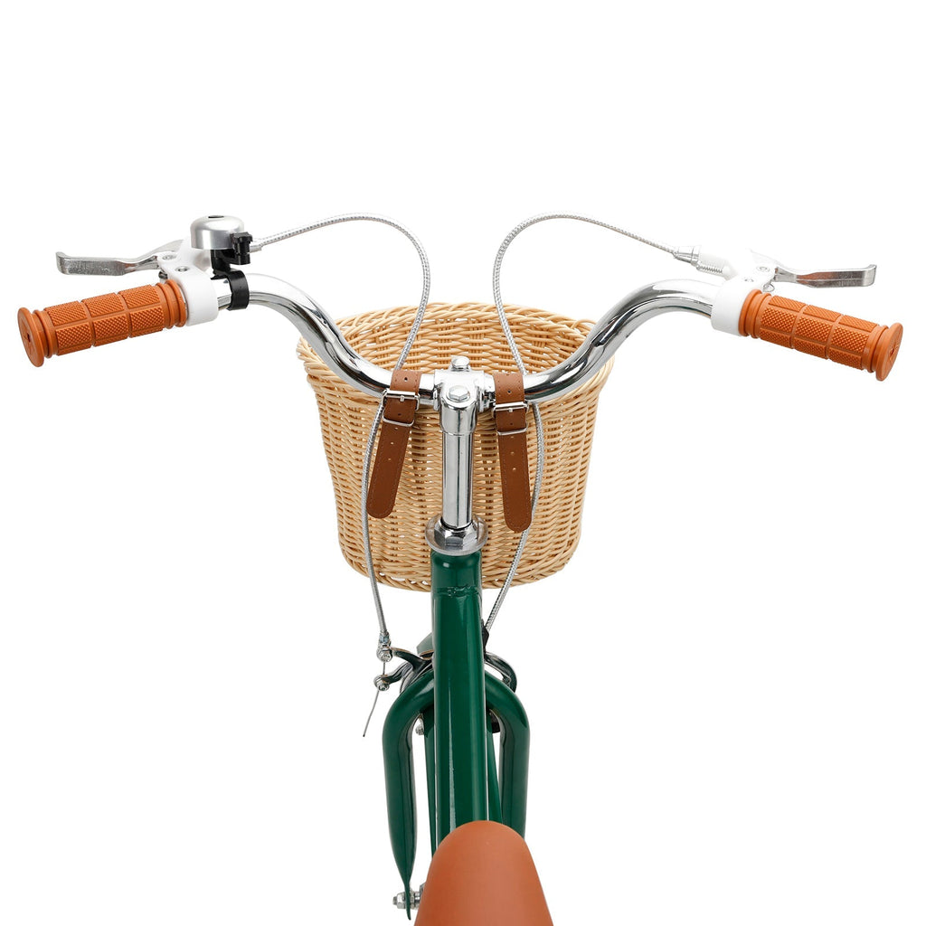 18 Inch Child's Bicycle with Basket for 7-9 Year Old Boys and Girls