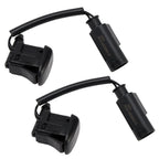 BMW E39 525i 528i 530i 540i M5 1996-2003 Windshield Washer Spray Nozzles Jet Set 61668361039
