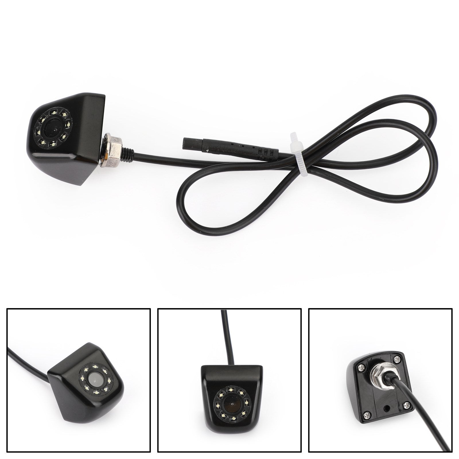 Waterproof Car Reverse Parking Camera with 8 LED Night Vision Rear View
