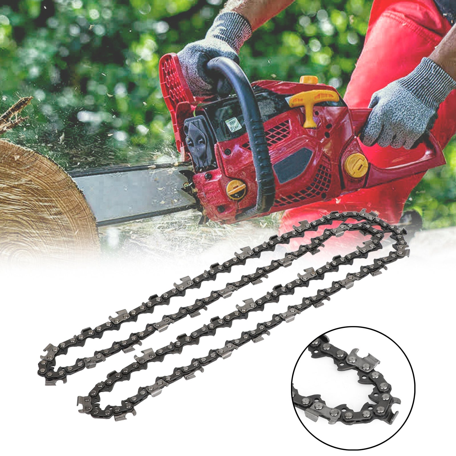 Replacement Chainsaw Chain 325 Pitch 76 Drive Links .058 Gauge 20 Inch