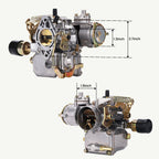 1971-1974 Karmann Ghia Volkswagen 34 Pict-3 Fuel Carburetor 113129031K