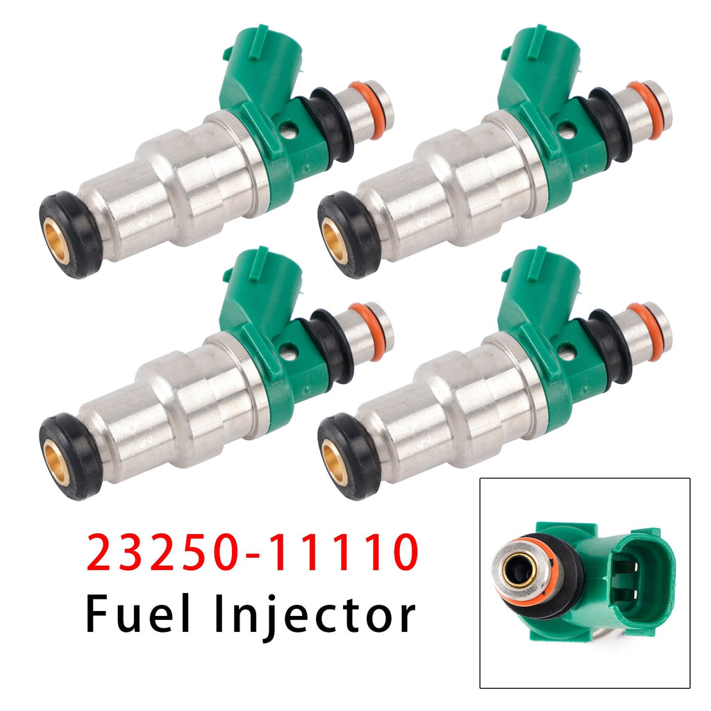 4-Pack Fuel Injectors for 1994-1999 Toyota Tercel Paseo 1.5L Engine 23250-11110