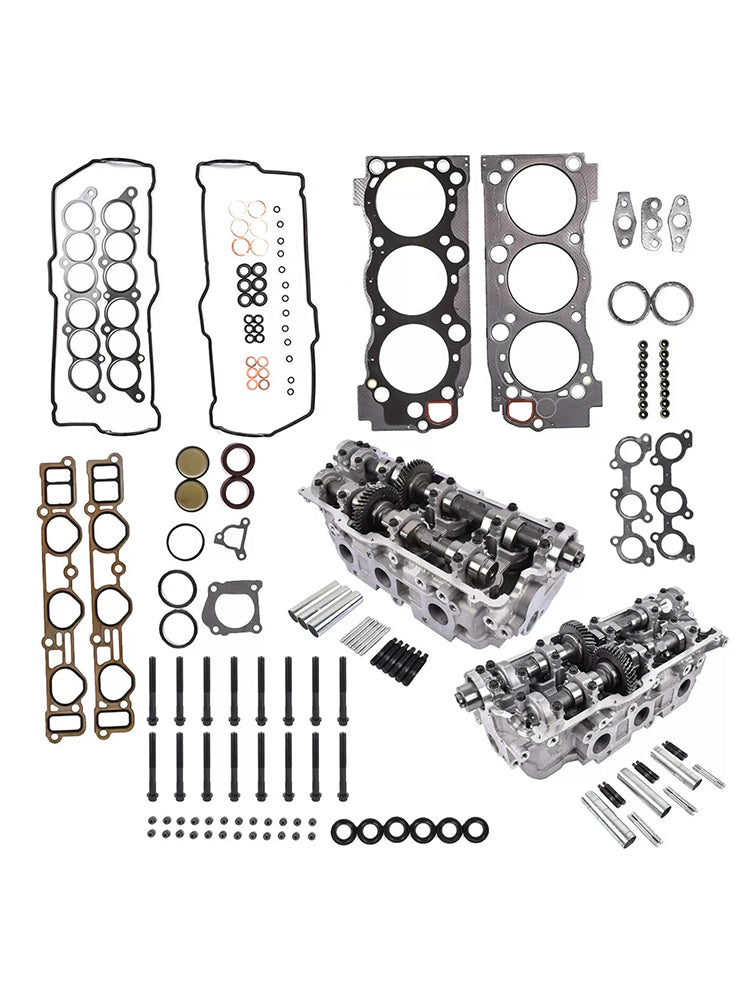 2000-2004 Toyota Tundra 3.4L Complete Cylinder Head Set Including Gaskets and Hardware 11101-69136