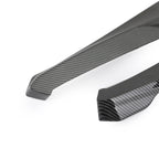 19 Inch Generic Rear Bumper Spoiler Diffuser Canard Splitter Valence Lip Carbon Fiber Finish