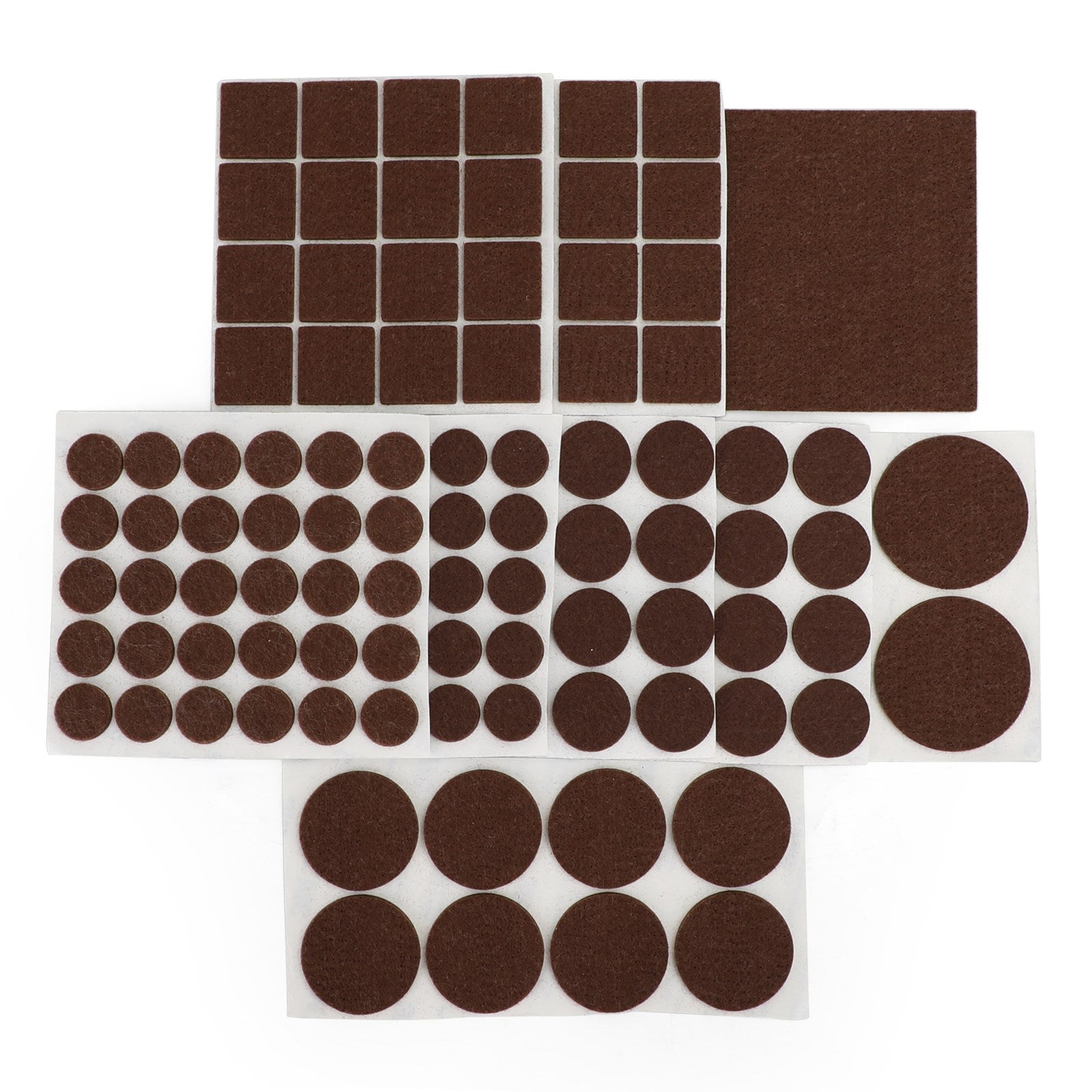 145Pcs Hardwood Floor Felt Pads Chair Leg Furniture Protectors Set