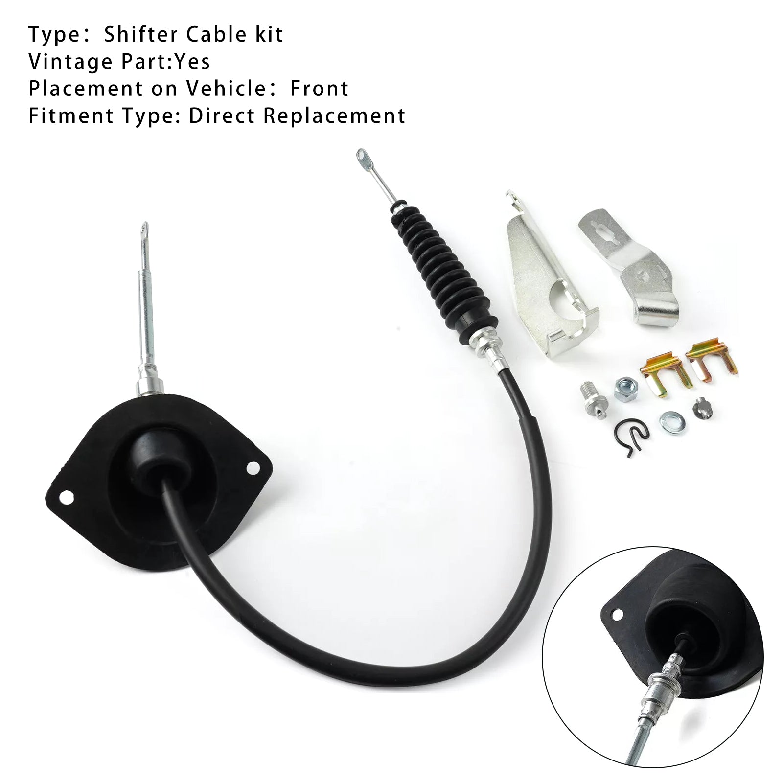 1968 1969 1970 1971 1972 Camaro Turbo 350 Automatic Transmission Shifter Cable Kit