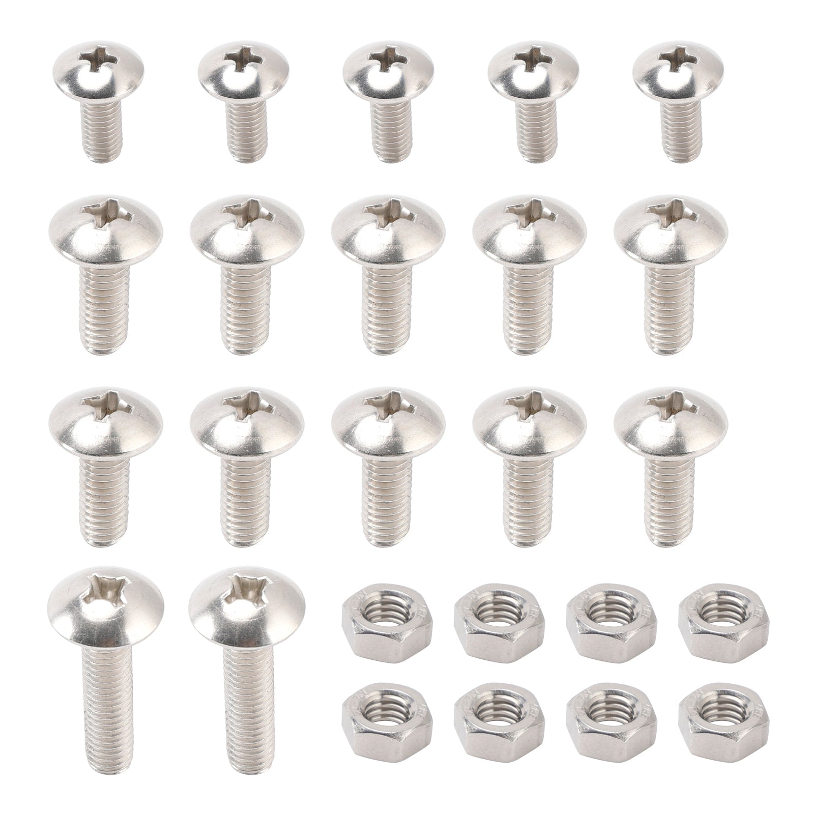 Complete Fender Bolt and Screw Assembly Kit for 1987-2006 Yamaha Banshee YFZ350 25 Pieces