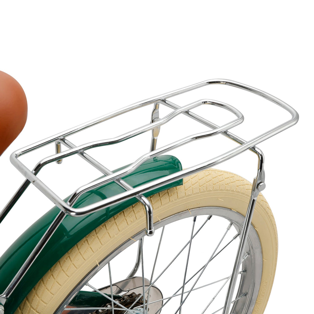 18 Inch Children's Bike with Basket Suitable for Ages 7-9 Boys and Girls