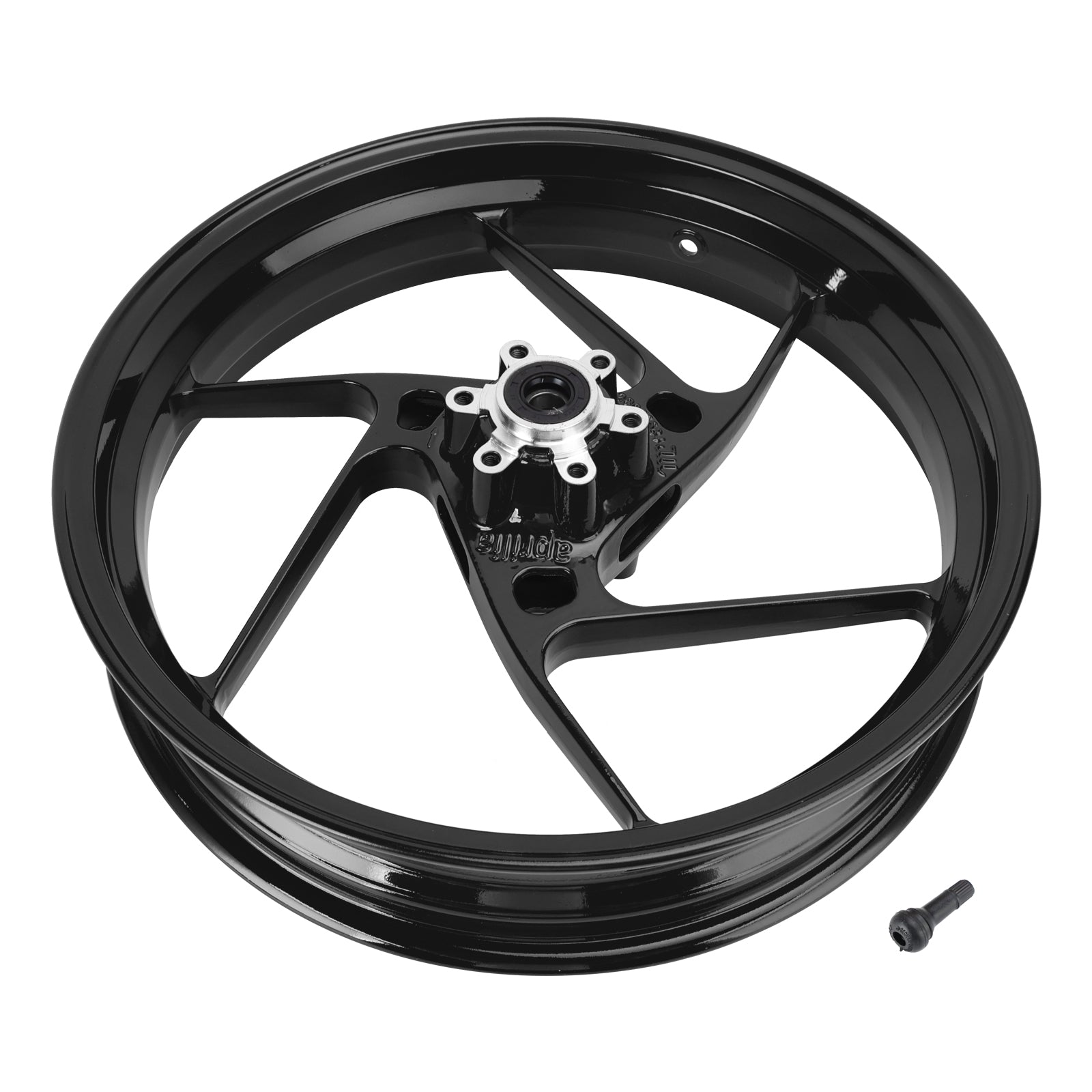 17 Inch 3.5 Black Front Wheel Rim 2B005585 Aprilia RS660 Tuono 660 2021-2026
