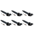 Toyota Highlander 2001-2010 3.3L V6 Ignition Coil Spark Plug Kit 6 Pack 90919-02234 C-528 C1175 GN10536 UF267