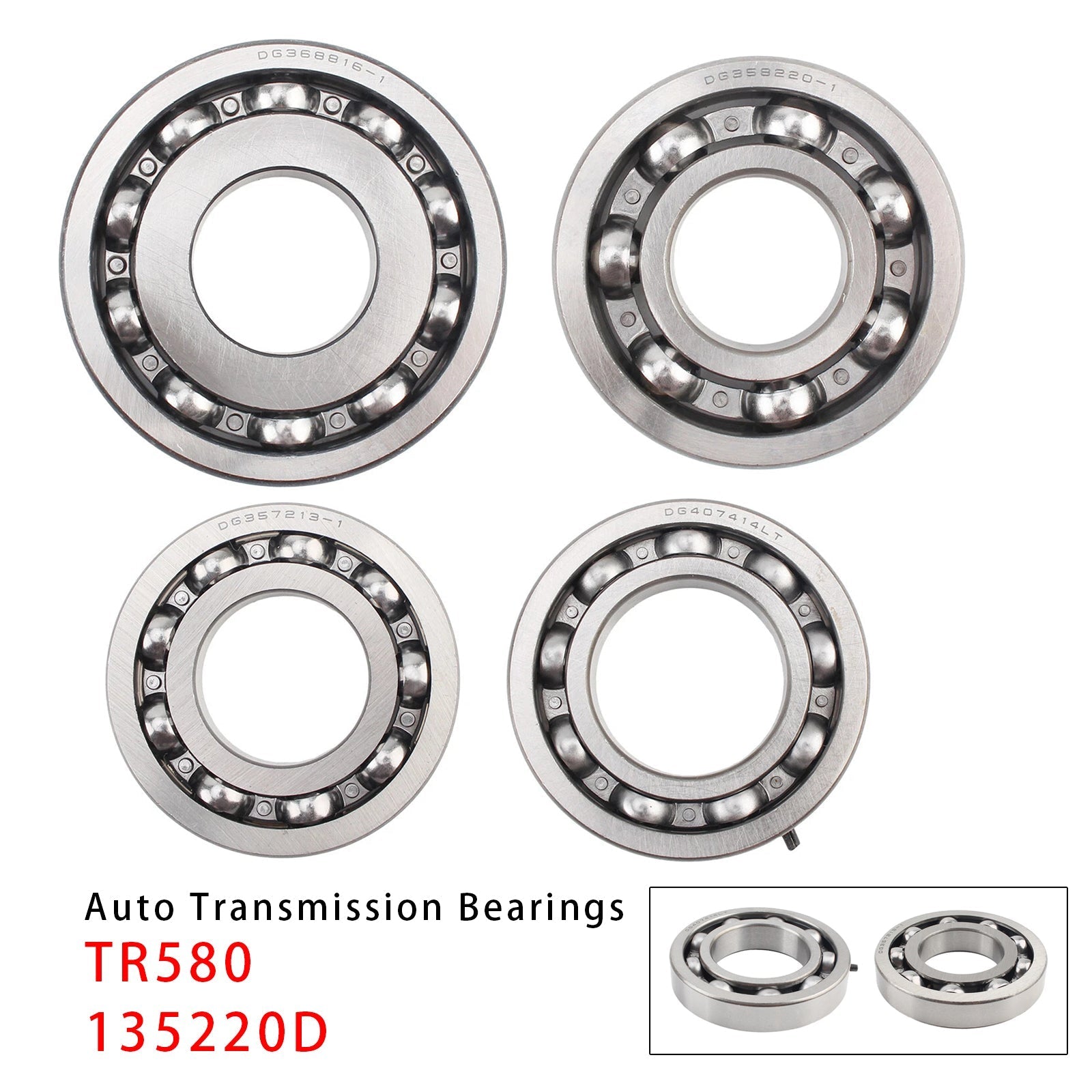 Subaru Transnation Transmission Bearing Kit 4PC TR580 135220D DG407414LT