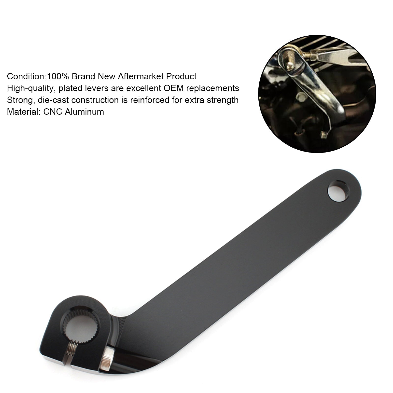1602-0868 Road King FLH FLT FLRT Inner Shift Lever Linkage Rod Arm 84-19