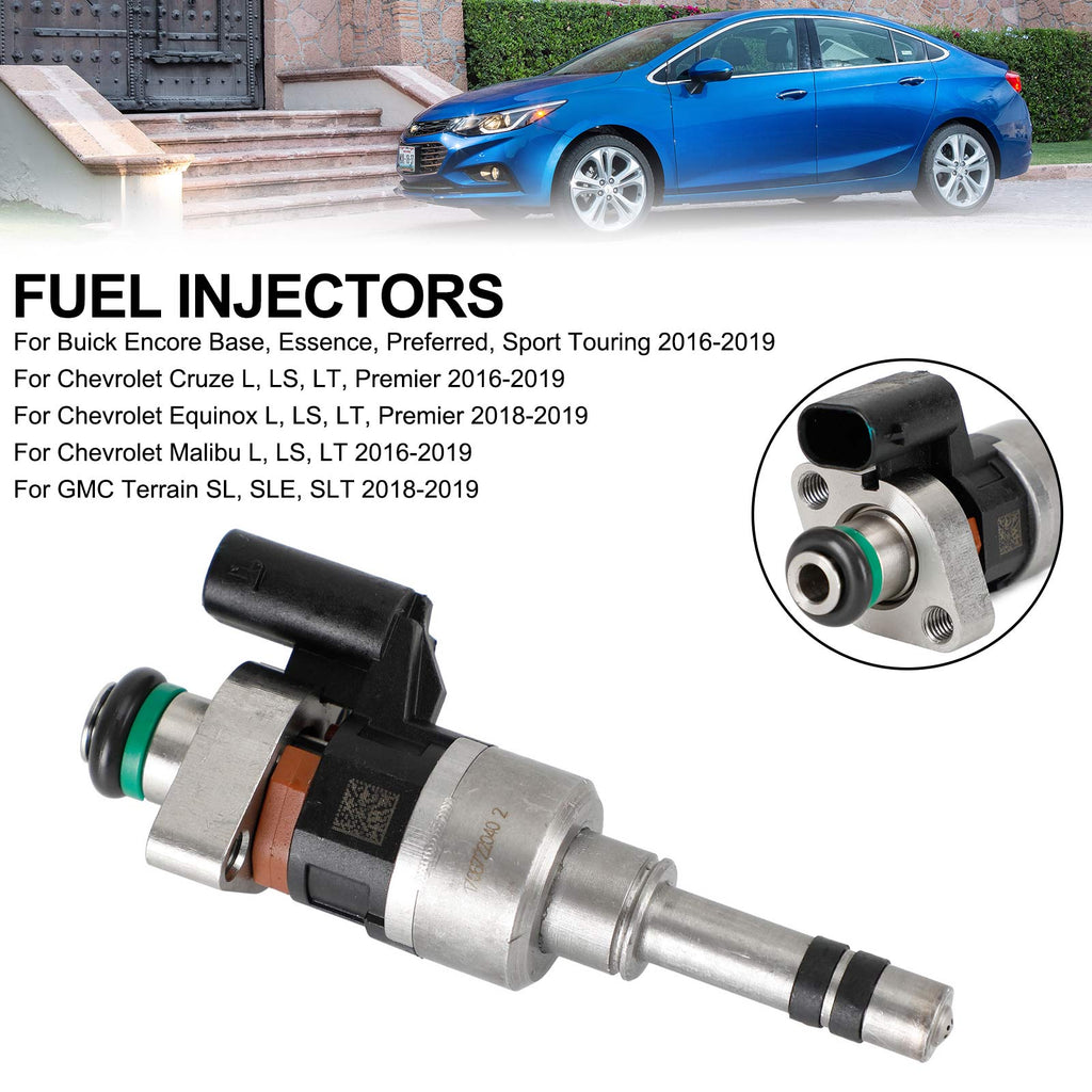 Fuel Injector 55577403 for 2016-2019 GMC Chevrolet Cruze Malibu 1.4L 1.5L L4 Engine