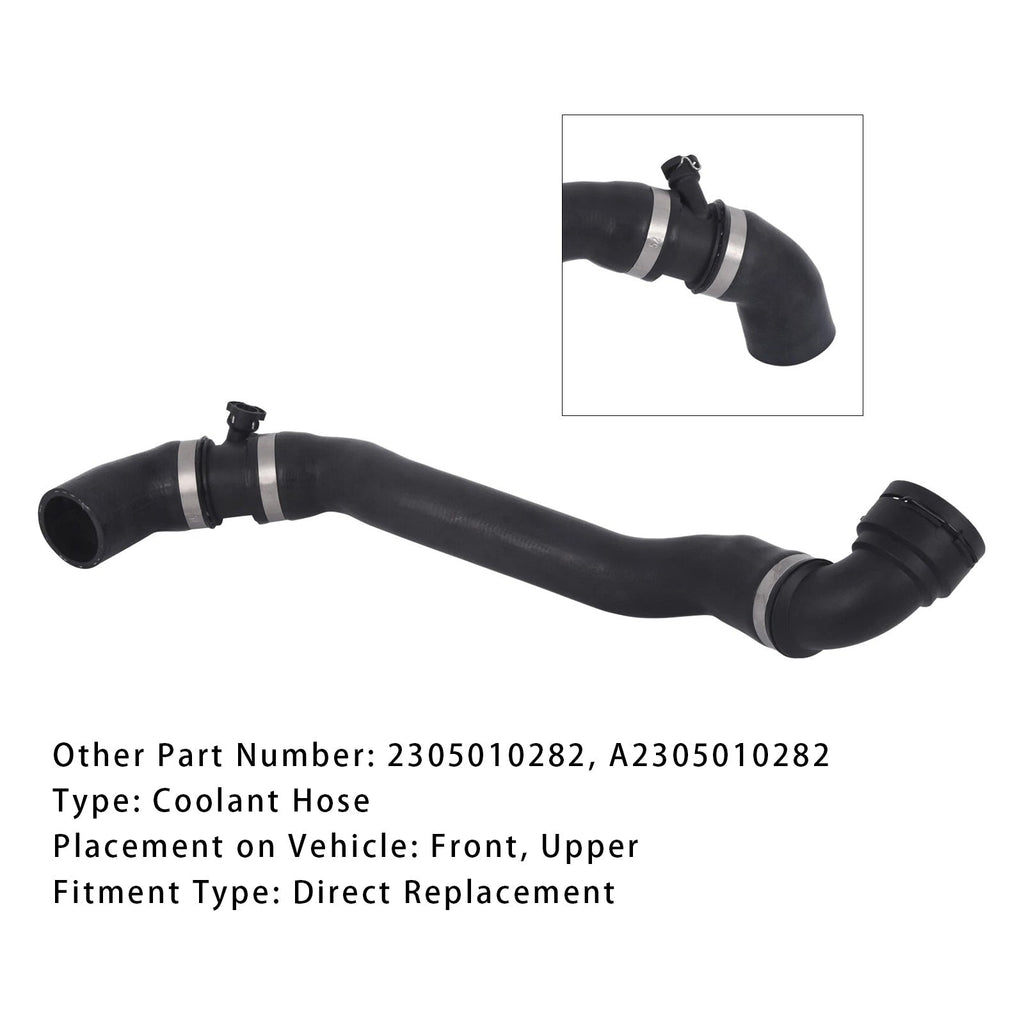 Upper Coolant Hose Radiator for 1994-2006 Mercedes-Benz SL500 2305010282