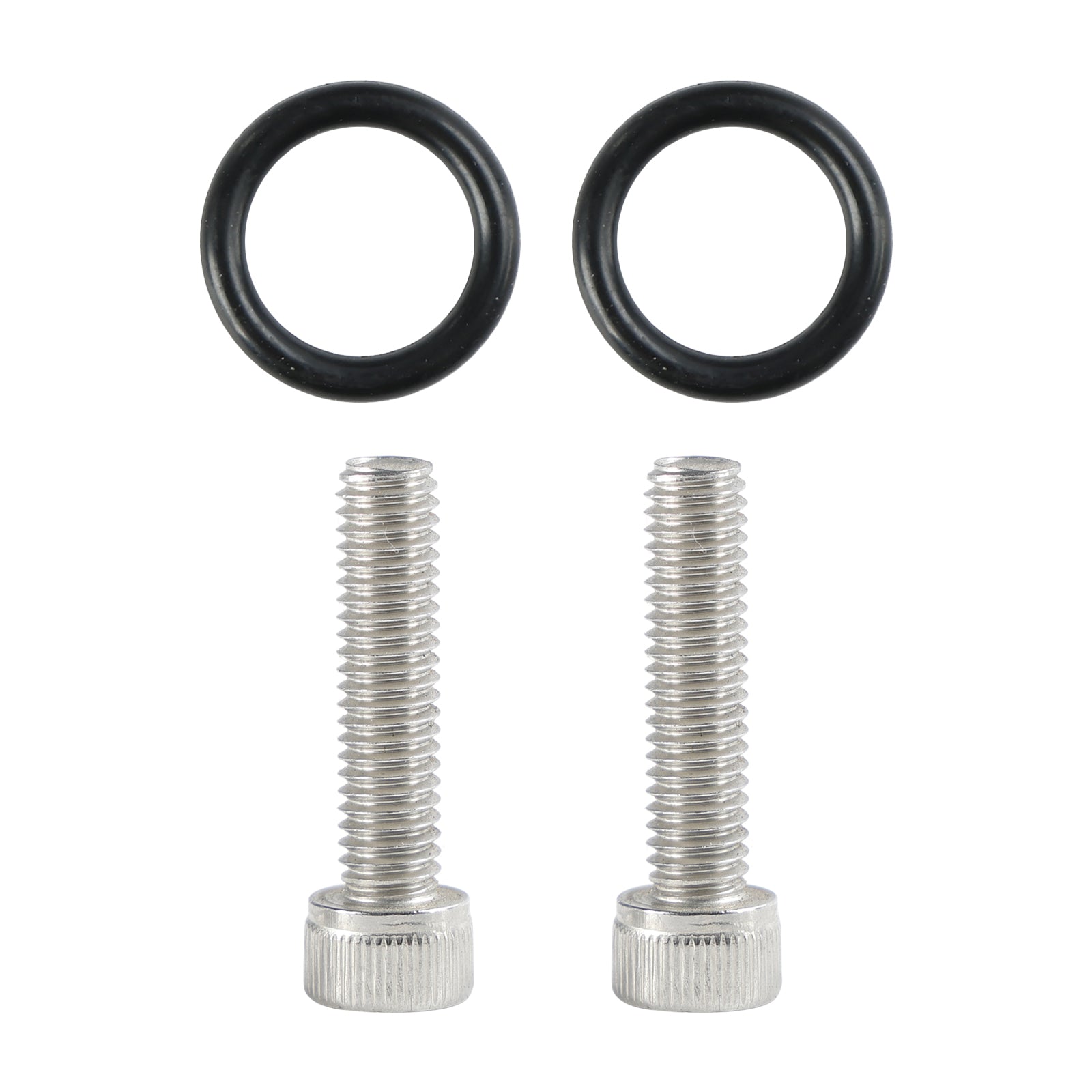 2 Pack LS1 LS2 LS3 LSX Oil Cooler Sandwich Plate -6AN ORB Inlet Outlet Adapter