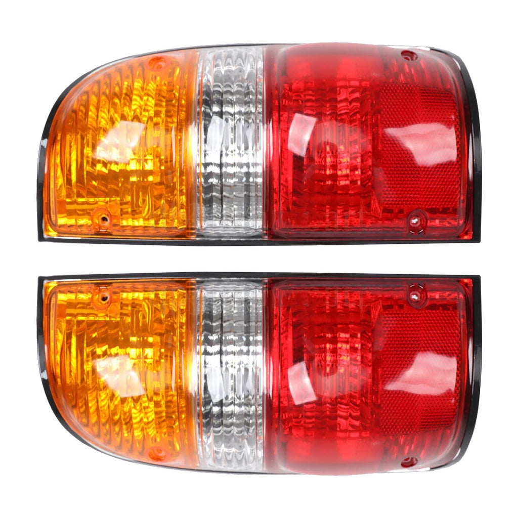 Toyota Tacoma 2001 2002 2003 2004 Rear Tail Lamp Lights Pair with Bulbs