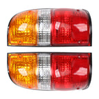 Toyota Tacoma 2001 2002 2003 2004 Rear Tail Lamp Lights Pair with Bulbs