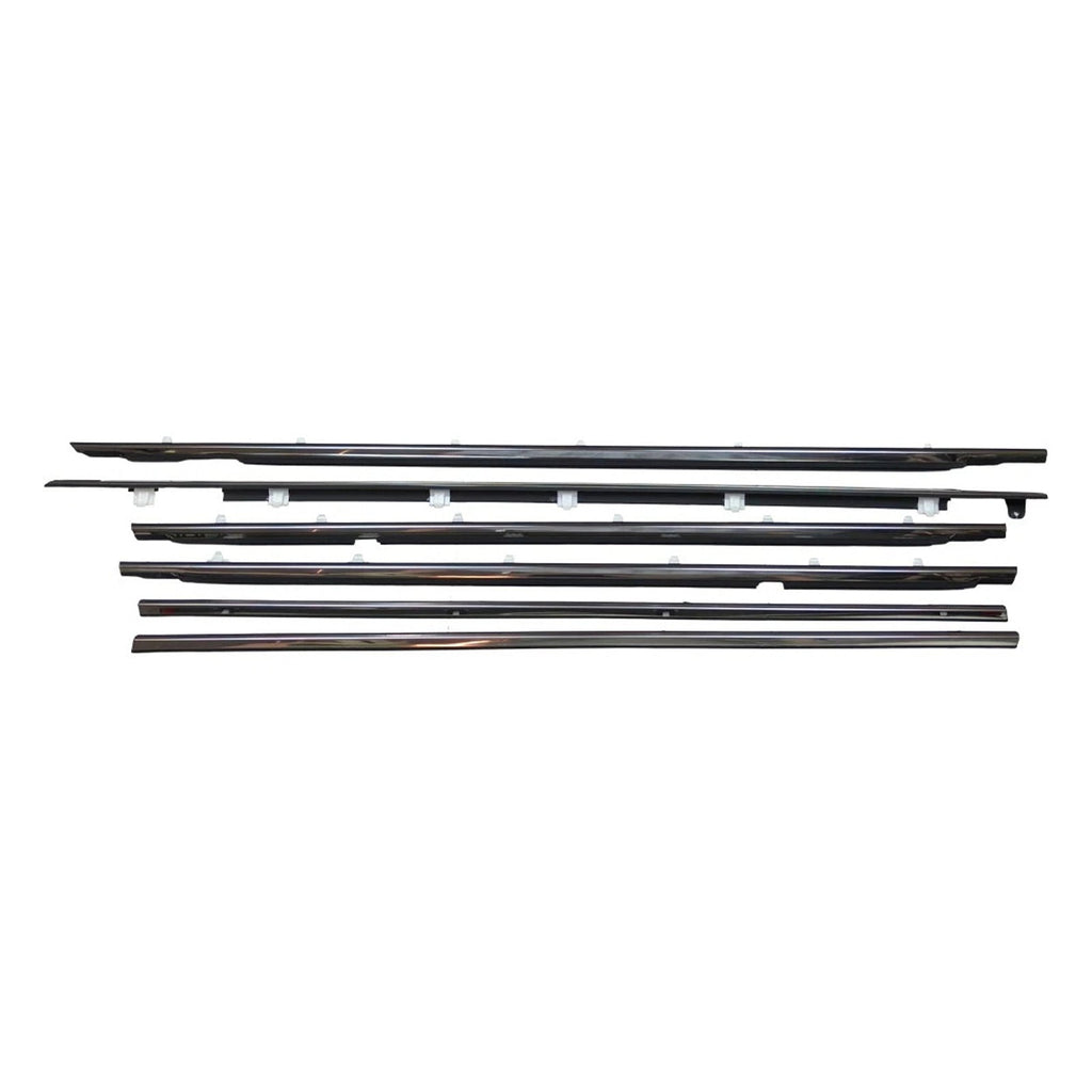 Door Belt Molding Trim for 1996-1998 Lexus LX450 FZJ80 6PC Set Part Numbers 75710-60011 75720-60011