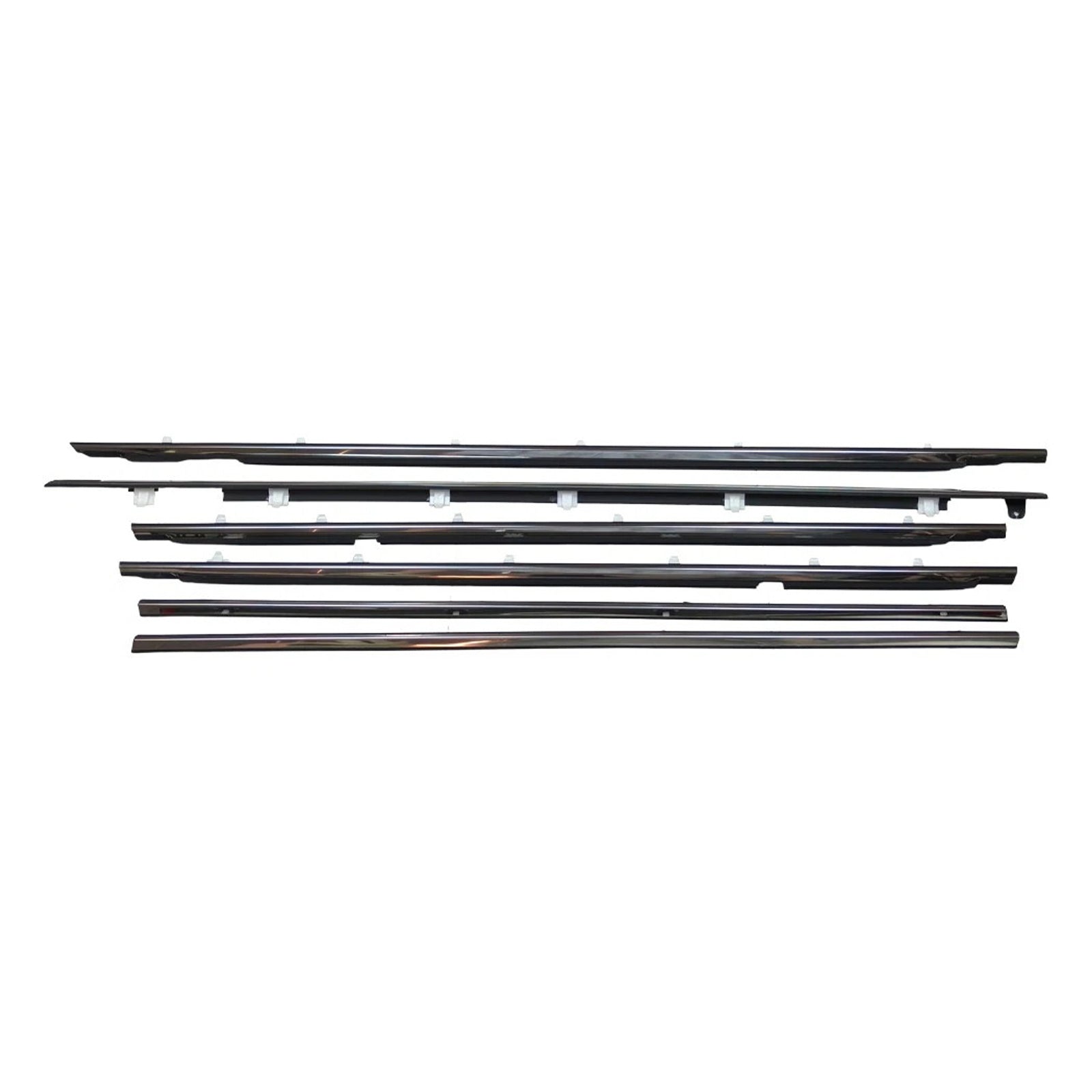 1996-1998 Lexus LX450 FZJ80 Door Belt Molding Trim Set 6 Pieces OEM Parts 75710-60011 75720-60011