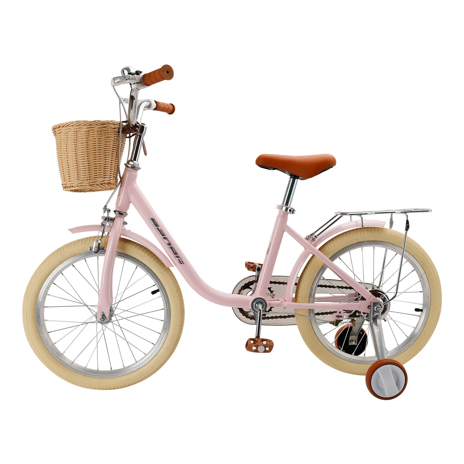 18" Child's Bicycle for 7-9 Year Old Kids Boys Girls Featuring Basket
