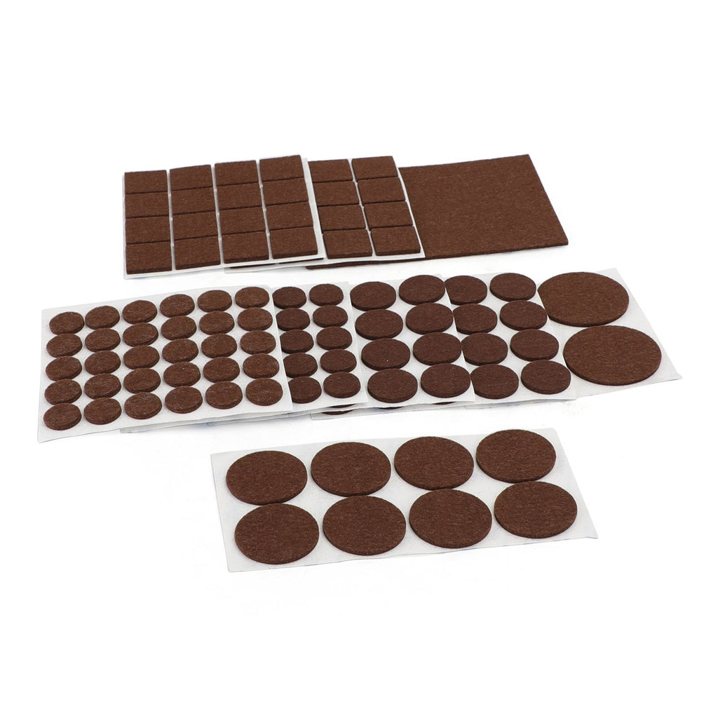 145 Piece Felt Chair Pads Hardwood Floor Protection Furniture Leg Sliders
