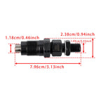 1Pcs 1KZ-TE 3.0L Fuel Injector 093500-7020 Compatible with Hilux Surf Prado