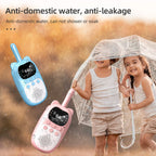2 Pack Handheld Kids Two Way 22 Channel Walkie Talkies 3 KM Communication Range