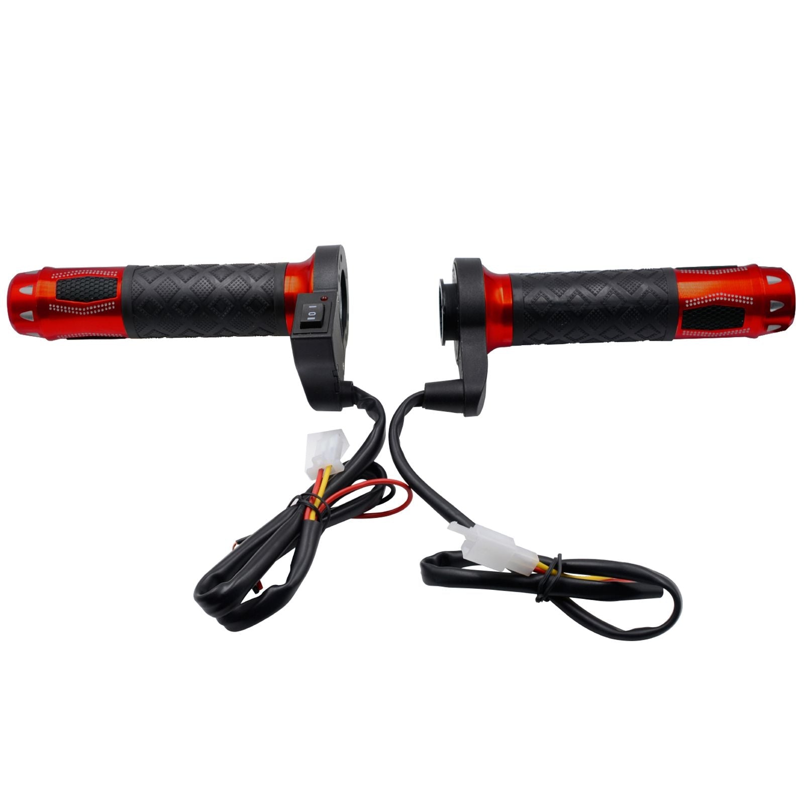 12V Motorcycle Heated Handlebar Grips 22Mm Alu Universal Warmer Gold Generic