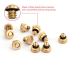 0.012" Brass Cooling System Mist Nozzles Water Sprayer 20/50 Pack