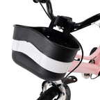 18" Kids Bike for Boys and Girls with auxiliary wheels & Rack Pink