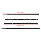 Toyota Land Cruiser 1990-1998 FJ80 FZJ80 HZJ80 4pcs Door Belt Outer Weatherstrip Seal