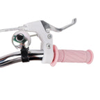18 Inch Pink Girls Bicycle with Side Wheels, Storage Basket and Carrier Rack
