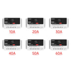 12V 24V 48V PWM Solar Charge Controller 10A to 60A Auto Regulation Iron Phosphate