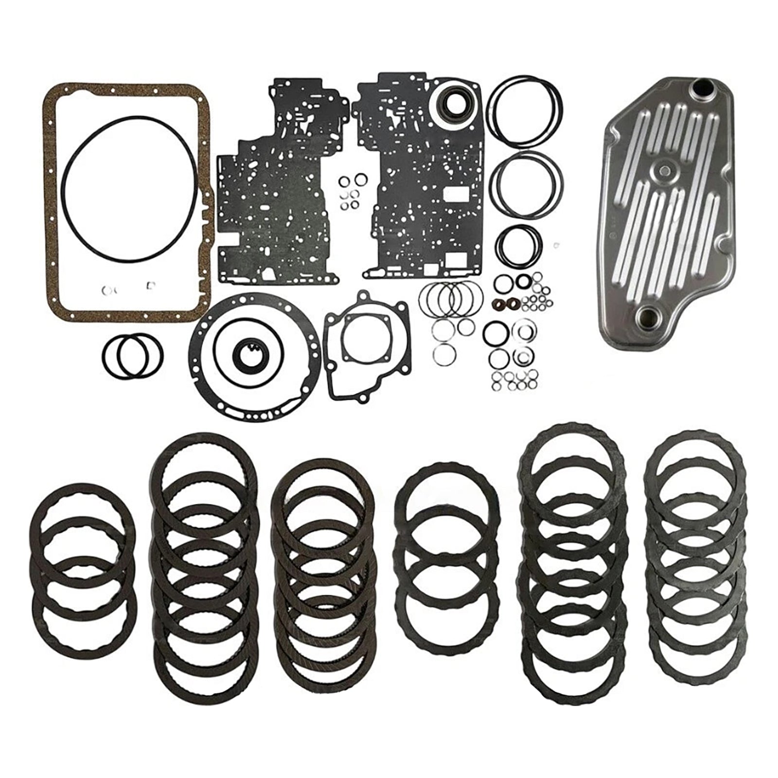 1997-Present Ford Lincoln Mazda Mercury Four-Wheel Drive 5R44E 4R44E 5R55E Transmission Master Rebuild Kit Includes Filter Clutch Plates