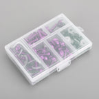 158x Motorcycle Windscreen Fairing Hardware Kit Purple Sportbike Clip Screw Bolt Fasteners