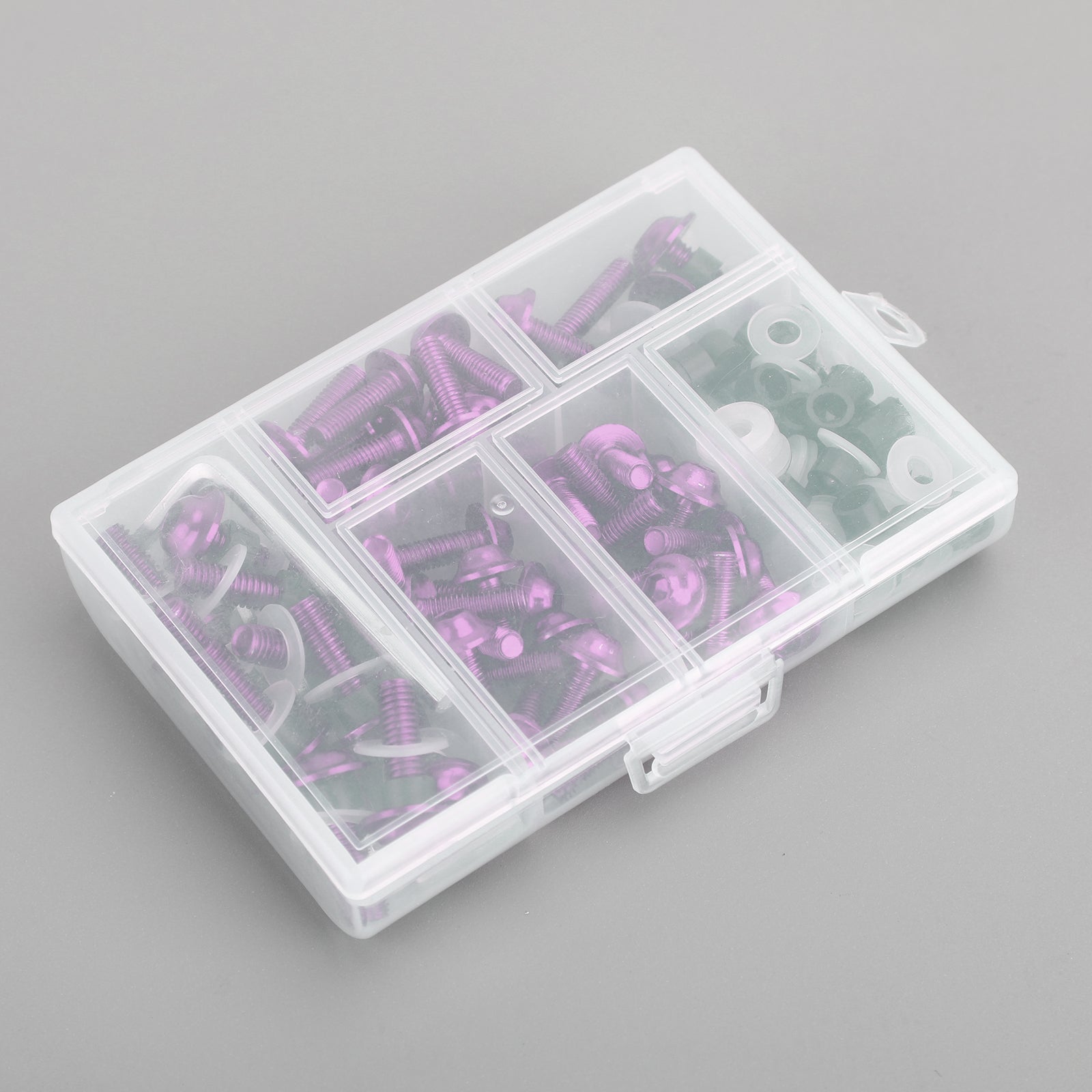 158x Motorcycle Windscreen Fairing Hardware Kit Purple Sportbike Clip Screw Bolt Fasteners