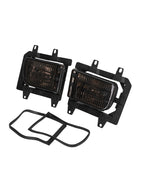 1985-1993 BMW E30 3-Series LH RH Front Bumper Fog Lights Pair Bulbs Not Included